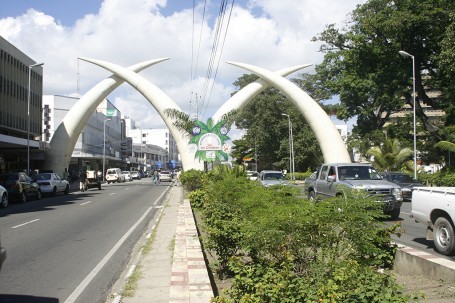Moi Avenue à Mombasa